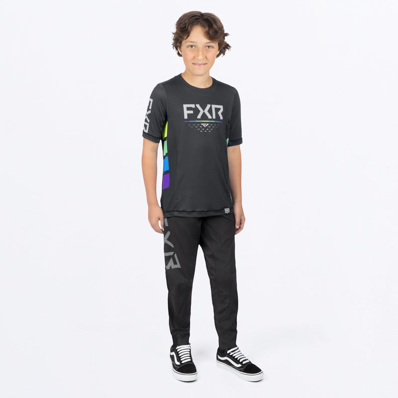 Chargez l'image dans la visionneuse de la galerie, RevoMTB_Yth_Pant_Black_243541-_1000_fullbody
