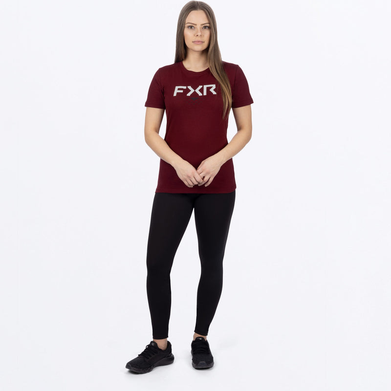 Chargez l'image dans la visionneuse de la galerie, HeliumPrem_TShirt_W_MerlotWhite_241414-_2701_Fullbody
