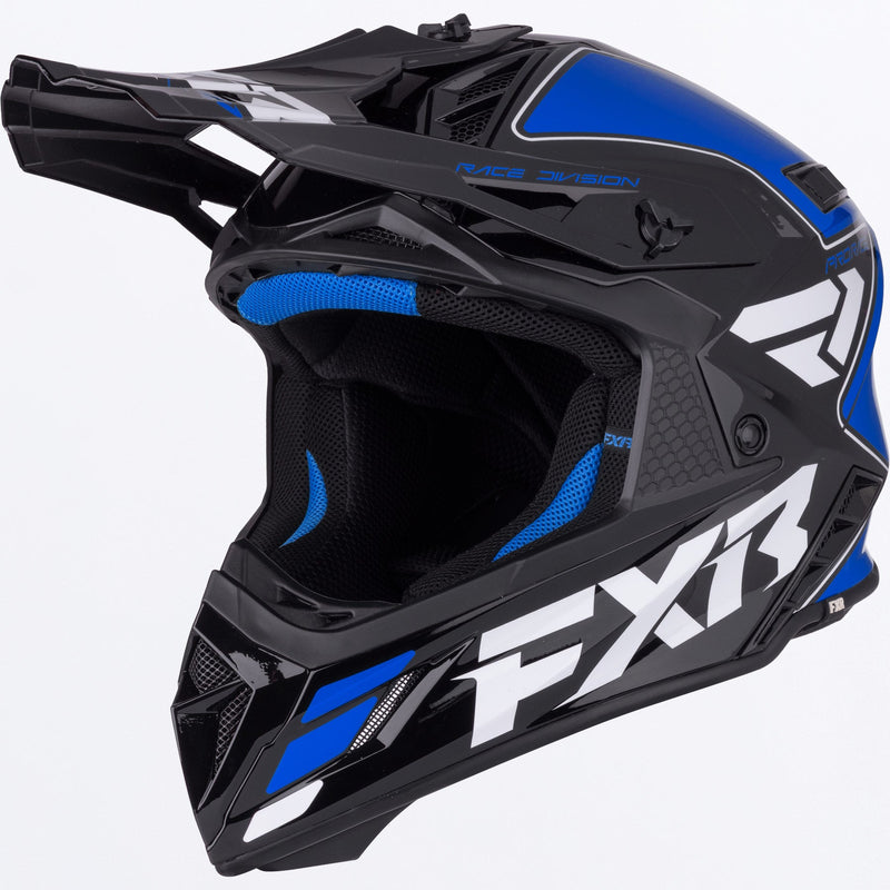 Chargez l'image dans la visionneuse de la galerie, HeliumMX_Helmet_BlueWhite_SKU_260606-_4001_Front
