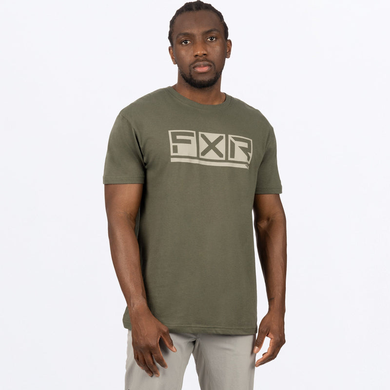 Chargez l'image dans la visionneuse de la galerie, Podium_Premium_T-Shirt_M_ArmyStone_232071_7517_front
