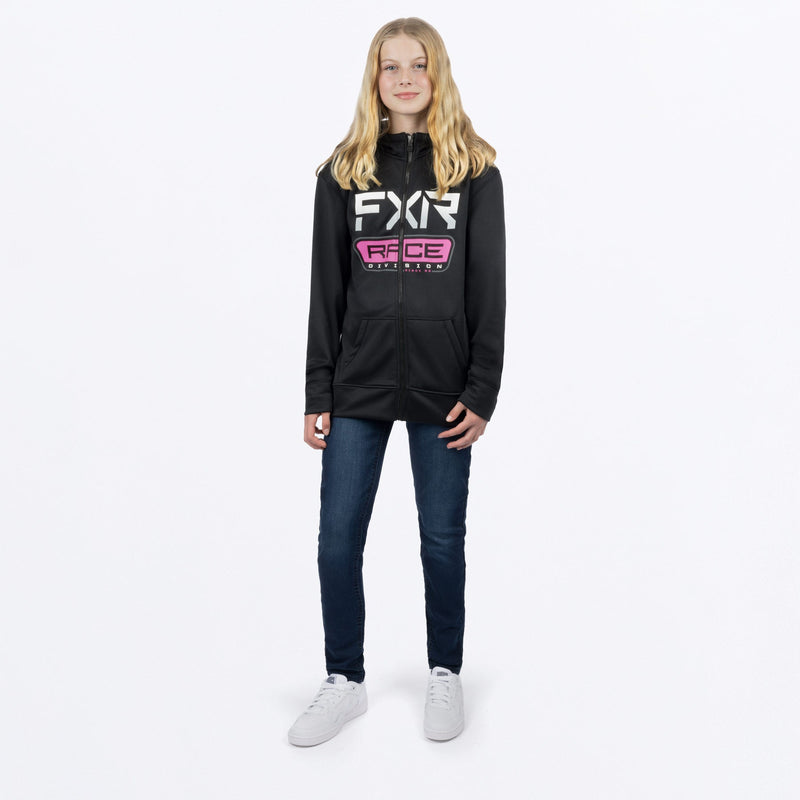Chargez l'image dans la visionneuse de la galerie, RaceDivTech_Hoodie_Y_BlackEPink_241502-_1094_Fullbody
