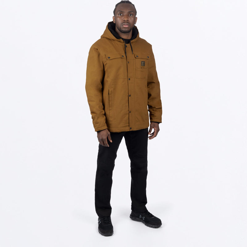 Chargez l'image dans la visionneuse de la galerie, UnisexRoughneckCanvas_Jacket_Copper_SKU_242061-_1900_Extra1
