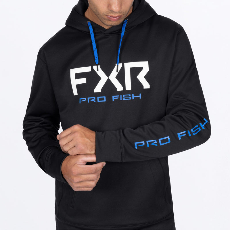 Chargez l'image dans la visionneuse de la galerie, MProFishTechPO_Hoodie_BlackCobalt_SKU_262037-_1040_Extra2
