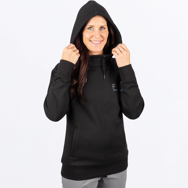 Chargez l'image dans la visionneuse de la galerie, WBassCottonPO_Hoodie_BlackMauiBlue_SKU_261220-_1043_Extra2
