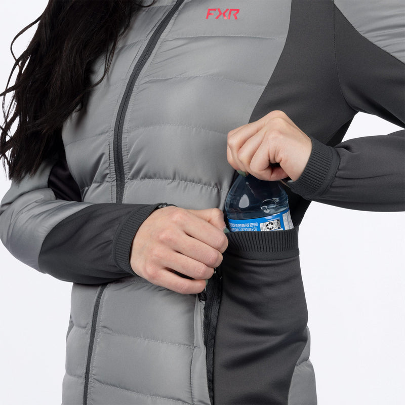 Chargez l'image dans la visionneuse de la galerie, Phoenix_Quilted_Hoodie_W_GreyChar_241206-_0508_side
