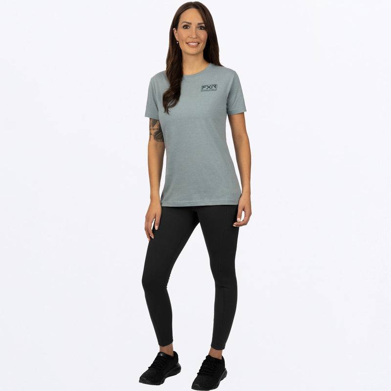 Chargez l'image dans la visionneuse de la galerie, Walleye_Premium_TShirt_W_LtSteelDarkSteel_232229-_0303_frontFull
