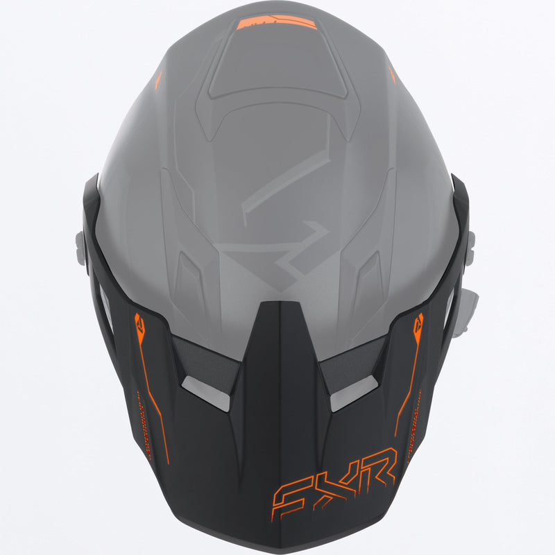 Chargez l'image dans la visionneuse de la galerie, MaverickXProHelmet_Peak_BlackOrange_SKU_251713-_1030_Front
