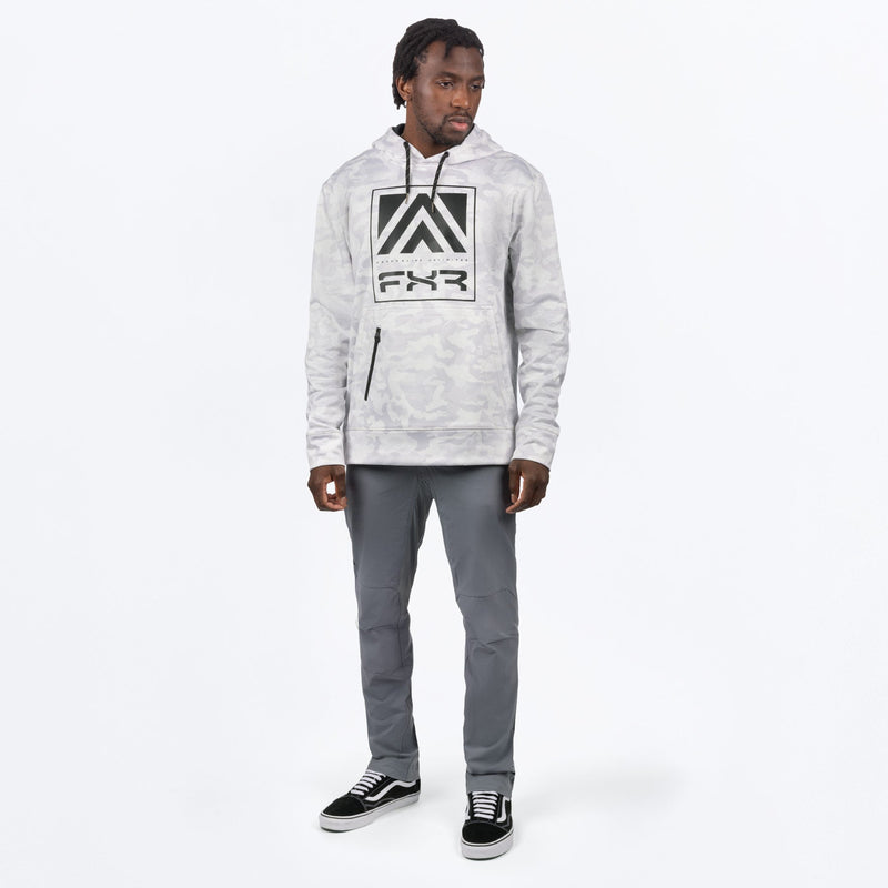 Chargez l'image dans la visionneuse de la galerie, Adrenaline_TechPOHoodie_M_WhiteCamoBlack_248301-_0210_modelfullbody
