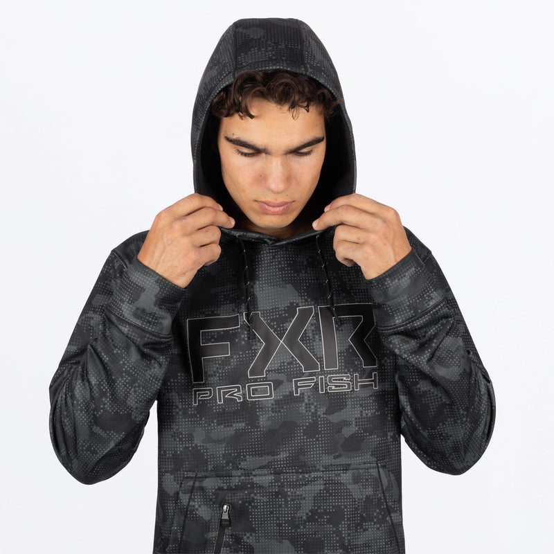 Chargez l'image dans la visionneuse de la galerie, MProFishTechPO_Hoodie_BlackDriftCamo_SKU_261137-_1200_Extra2
