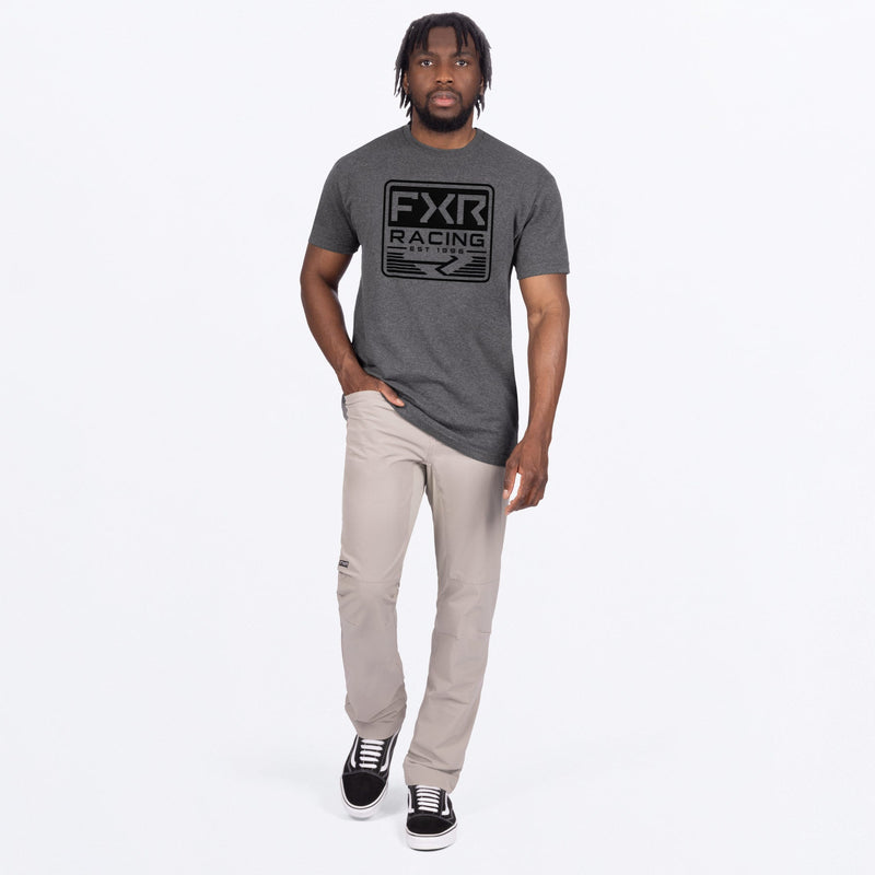 Chargez l'image dans la visionneuse de la galerie, Emblem_Prem_Shirt_M_CharHeatherBlack_251311_0610_FrontFULL
