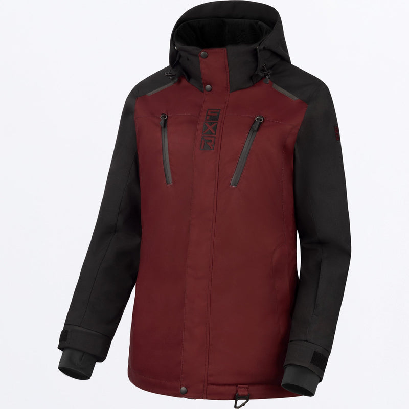 Chargez l'image dans la visionneuse de la galerie, Aerial_Jacket_W_MerlotBlack_240210-_2710_front
