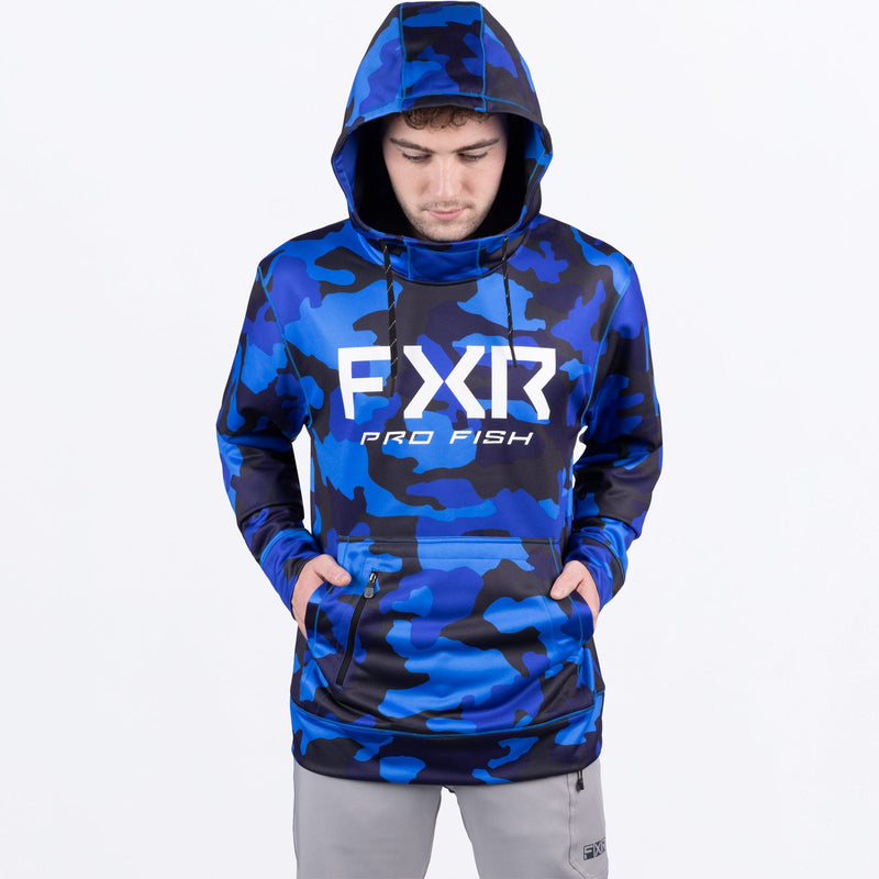 Chargez l'image dans la visionneuse de la galerie, ProFishTech_PO_Hoodie_M_BlueCamo_252037-_4100_side
