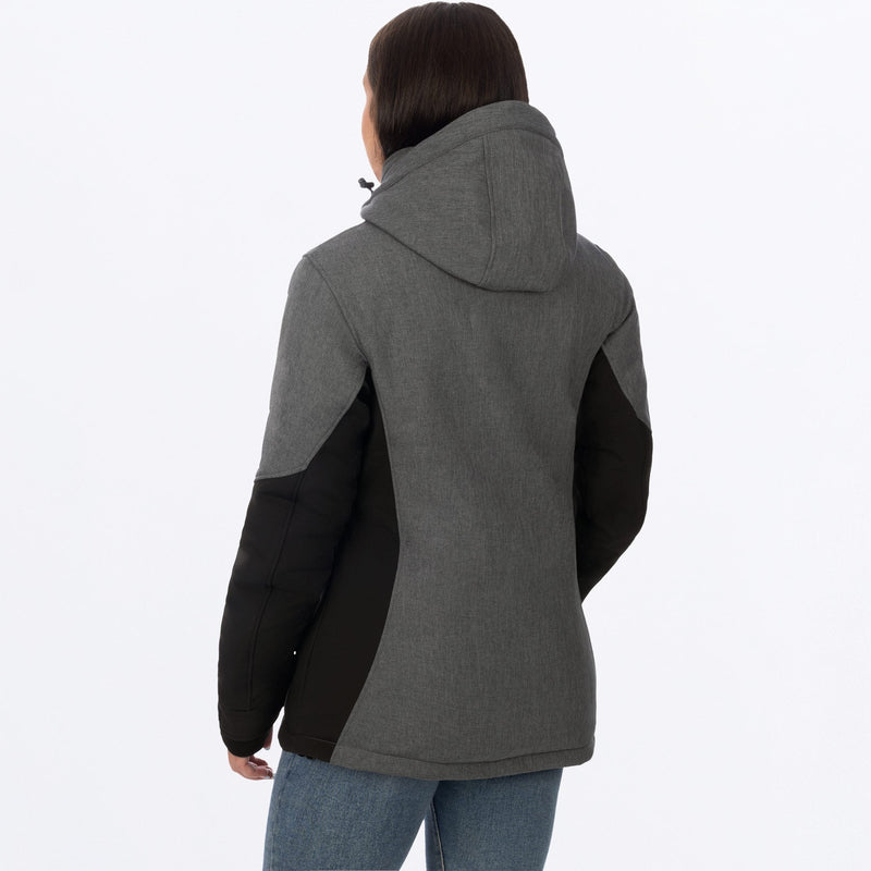 Chargez l'image dans la visionneuse de la galerie, VerticalProIns_SSJacket_W_GreyHthrBlack_231004-_0710_back
