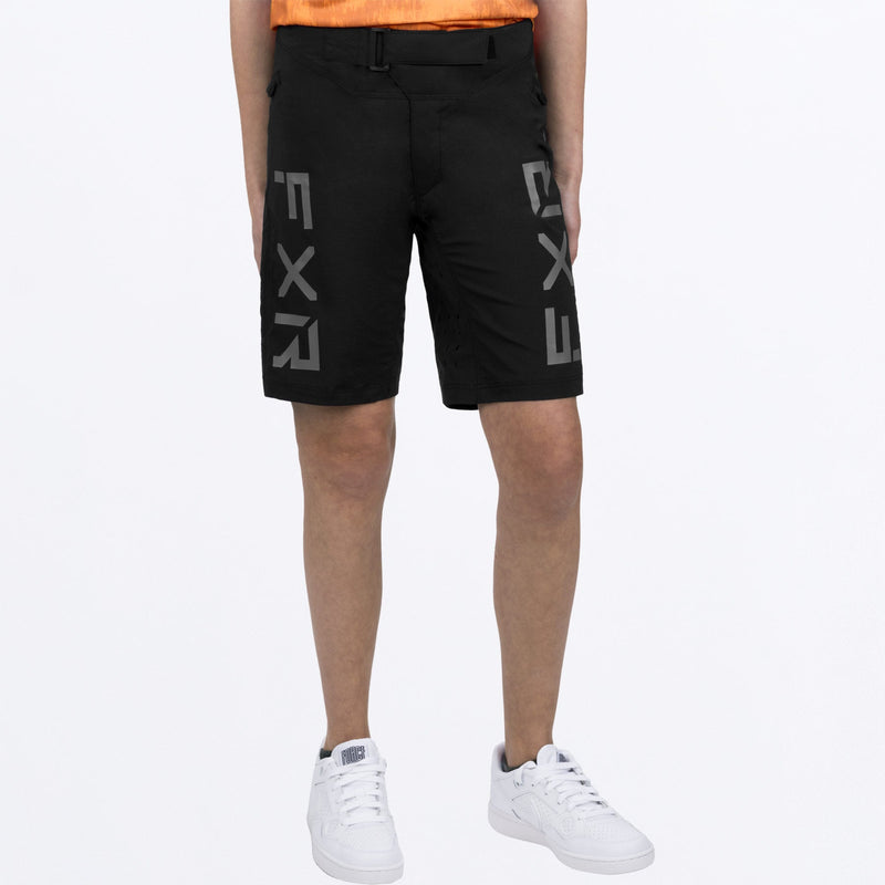 Chargez l'image dans la visionneuse de la galerie, Youth_Revo_MTB_Short_Y_Black_232320-_1000_Front
