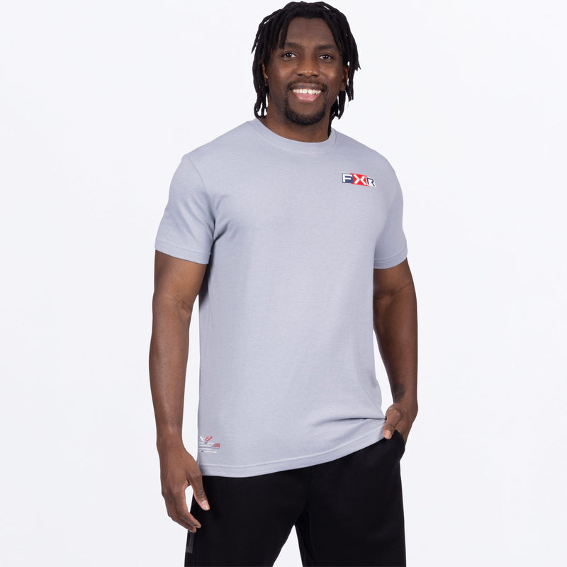 Chargez l'image dans la visionneuse de la galerie, PodiumProPremium_TShirt_M_GreyRed_252075-_0520_front
