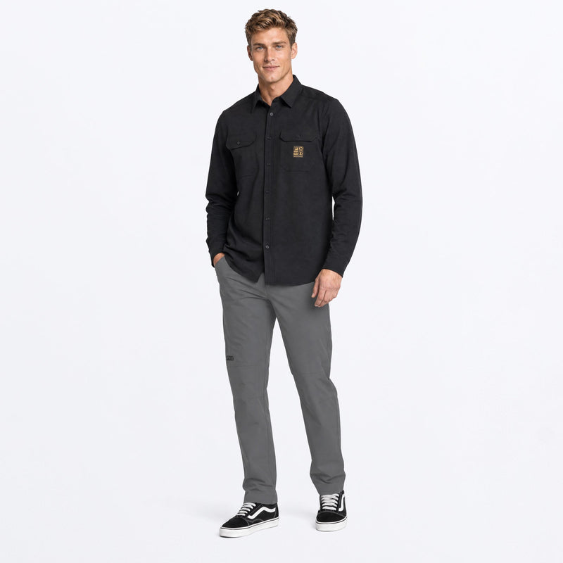 Chargez l'image dans la visionneuse de la galerie, MHDFlannel_Shirt_Black_SKU_271116-_1000_Extra1
