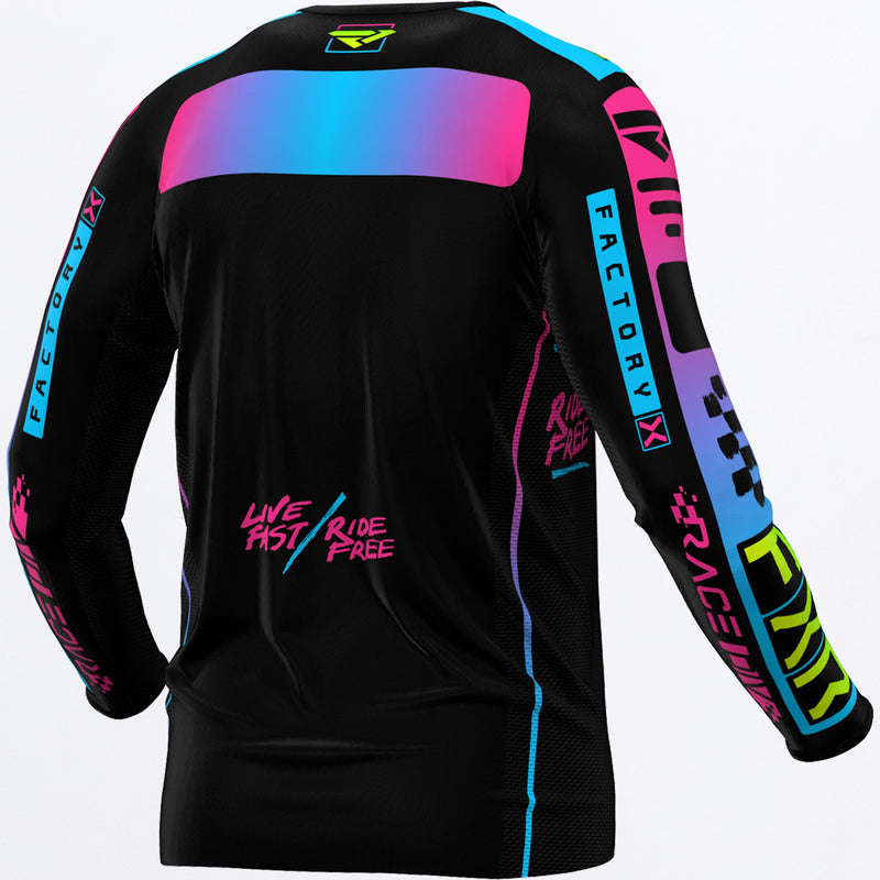 Chargez l'image dans la visionneuse de la galerie, Podium_Jersey_YTH_BlkCandy_243304-_1053_back

