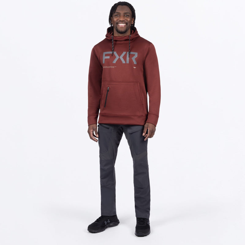 Chargez l'image dans la visionneuse de la galerie, HydrogenTech_PO_Hoodie_M_OxbloodAsphalt_252038-_2708_fullbody
