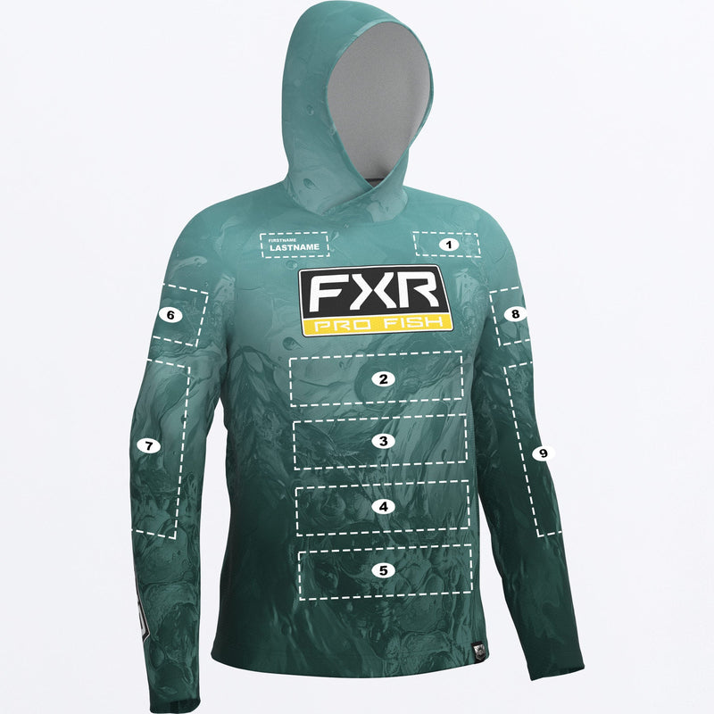 Chargez l'image dans la visionneuse de la galerie, MCustomDerbyUndertowAirUPFPO_Hoodie_FloKeyYel_SKU_262057-_5460_Front
