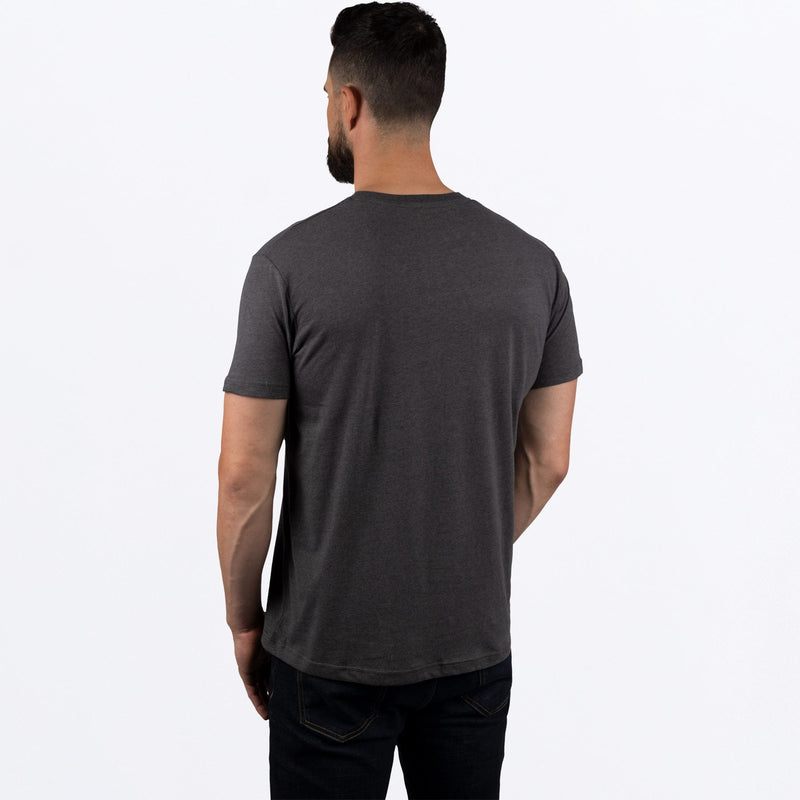 Chargez l'image dans la visionneuse de la galerie, BroadcastPremium_TShirt_CharHeatherBlack_231311-_0610_back
