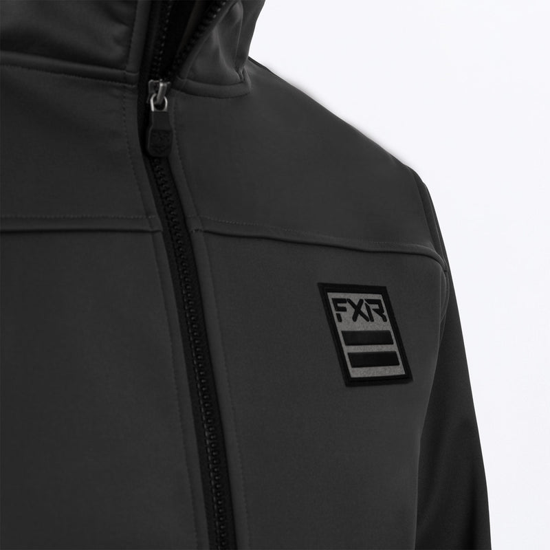 Chargez l'image dans la visionneuse de la galerie, Hydrogen_SoftshellHoodie_M_Asphalt_232070-_0800_frontDetail
