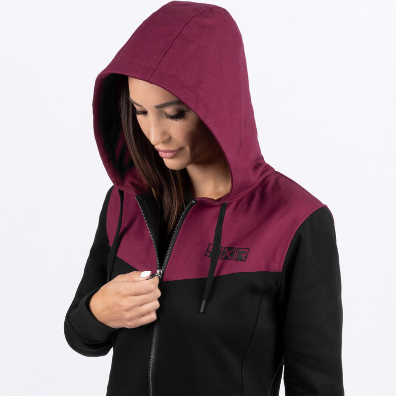 Chargez l'image dans la visionneuse de la galerie, Task_Hoodie_W_BlackMerlot_231252-_1027_detail2
