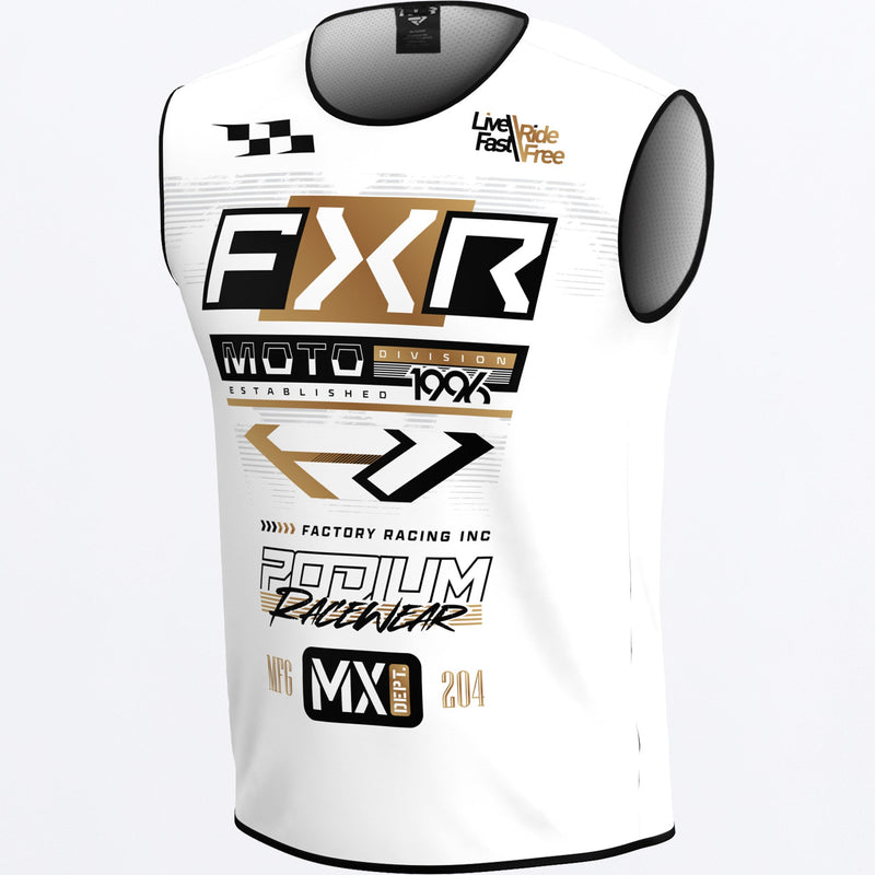 Chargez l'image dans la visionneuse de la galerie, CustomPodiumGladiator_PullOverVest_WhiteBlkGold_253477-_0110_front
