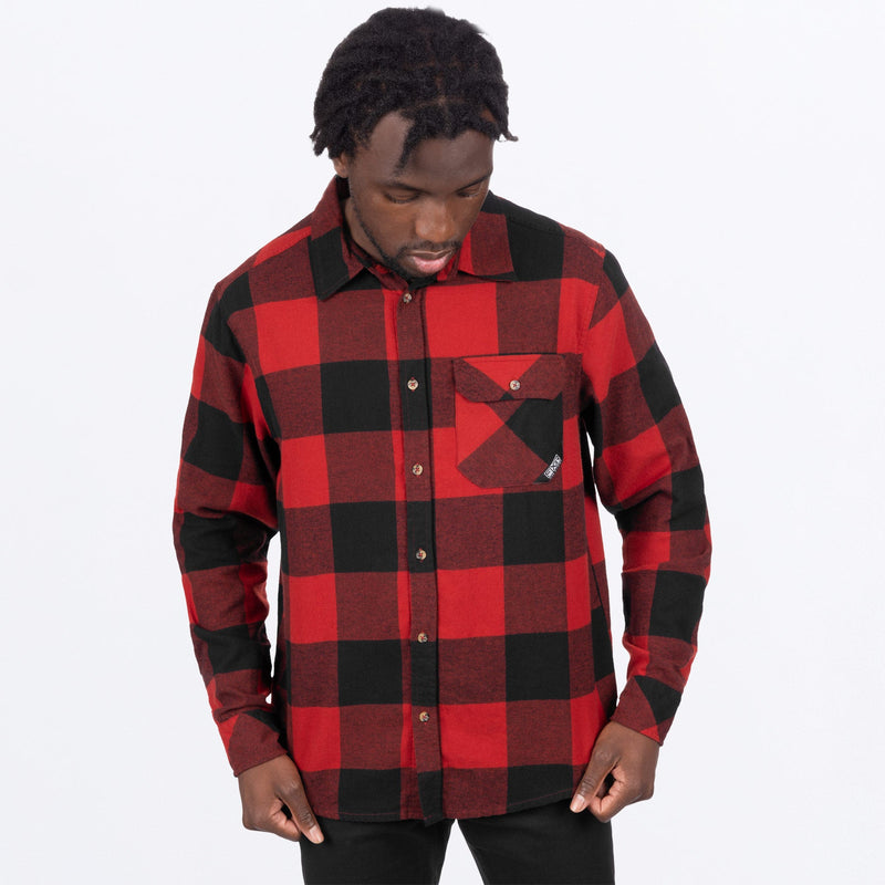 Chargez l'image dans la visionneuse de la galerie, MTimberFlannel_Shirt_RustBlack_SKU_231116-_3710_Extra2
