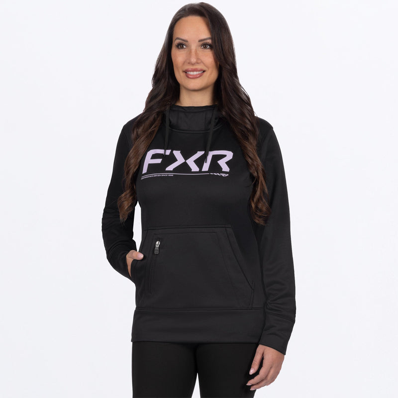 Chargez l'image dans la visionneuse de la galerie, WHydrogenTechPO_Hoodie_BlackLavender_SKU_262216-_1087_Front
