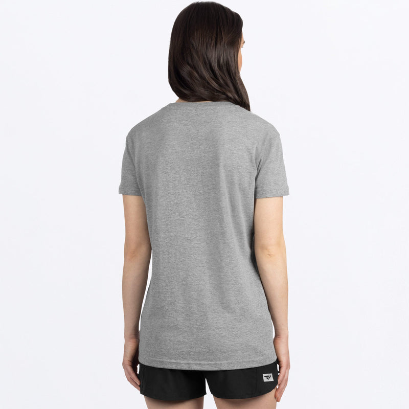 Chargez l'image dans la visionneuse de la galerie, Moto_PremiumTShirt_W_GreyHeatherDarkSteel_242224-_0703_back
