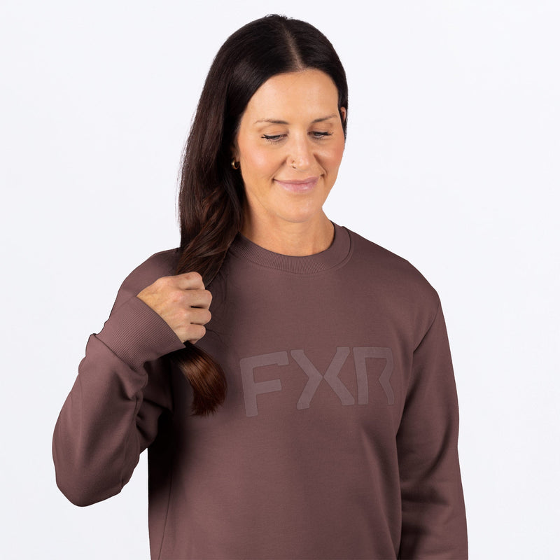 Chargez l'image dans la visionneuse de la galerie, WCore_CottonCrewneckSweater_Raisin_SKU_261215-_8400_Extra2
