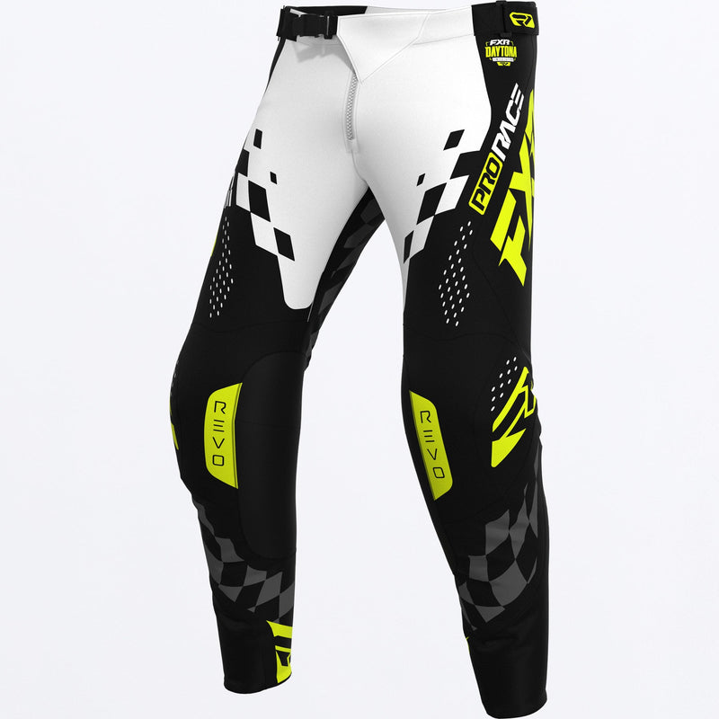 Chargez l'image dans la visionneuse de la galerie, RevoDaytonaMX_Pant_BlackWhiteHiVis_SKU_263382-_1065_Front
