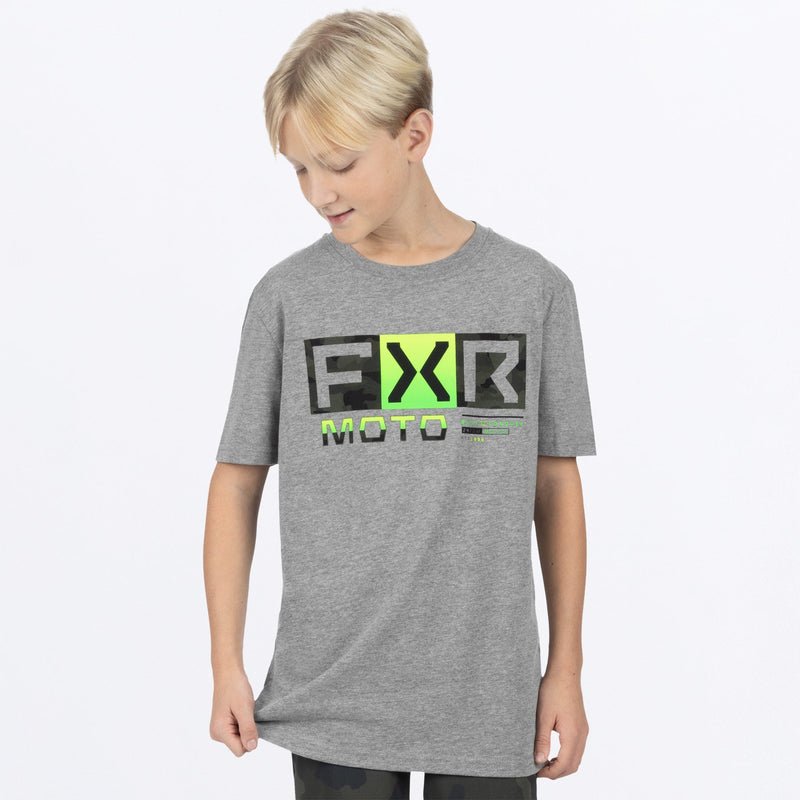 Chargez l'image dans la visionneuse de la galerie, Moto_PremiumTShirt_Y_GreyHeatherArmyCamo_242283-_0776_front
