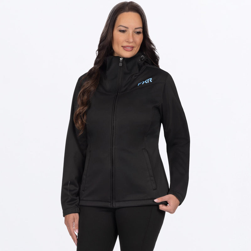Chargez l'image dans la visionneuse de la galerie, WHydrogenSoftshell_Jacket_BlackMauiBlue_SKU_261003-_1059_Front
