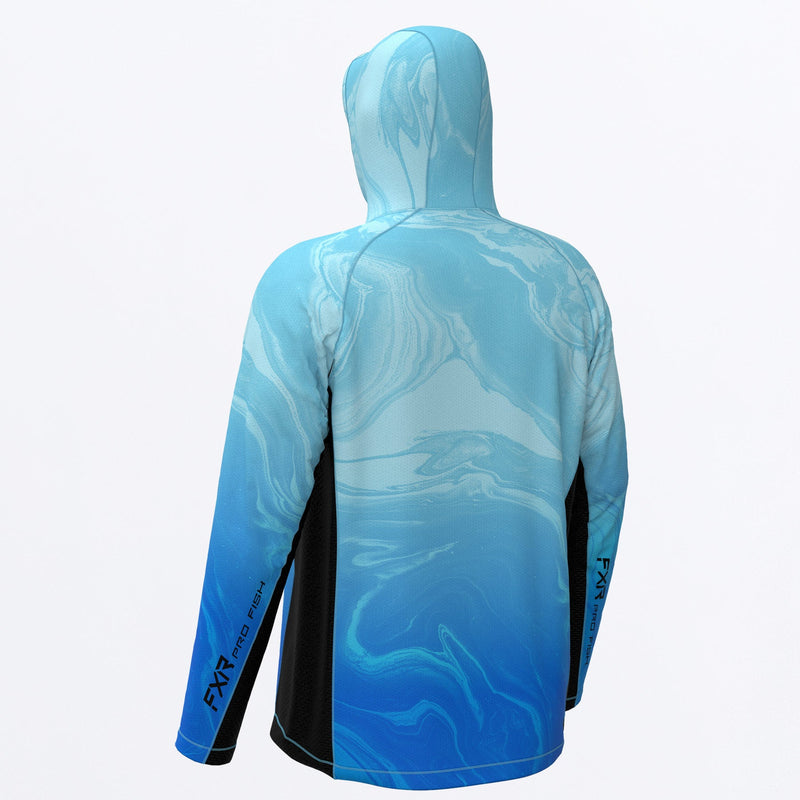 Chargez l'image dans la visionneuse de la galerie, DerbyAirUPF_PO_Hoodie_M_BlueLiquidMarble_242097_4100_back**hover**
