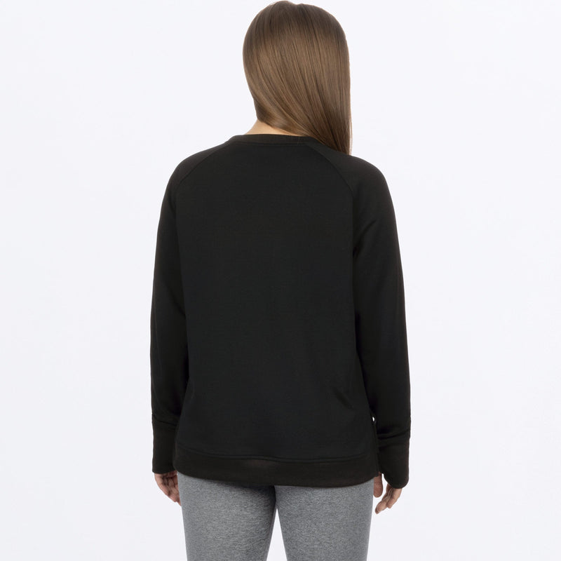 Chargez l'image dans la visionneuse de la galerie, SideStarCrewneck_PO_Hoodie_W_Black_232253-_1000_back
