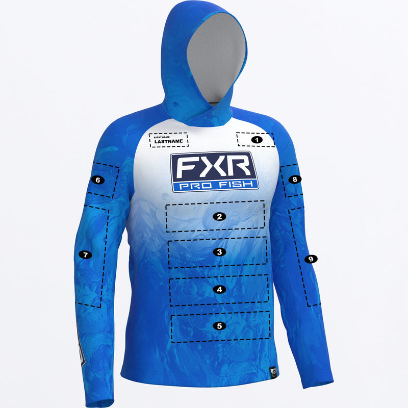 Chargez l'image dans la visionneuse de la galerie, MCustomDerbyUndertowAirUPFPO_Hoodie_CobaltWht_SKU_262057-_4001_Front
