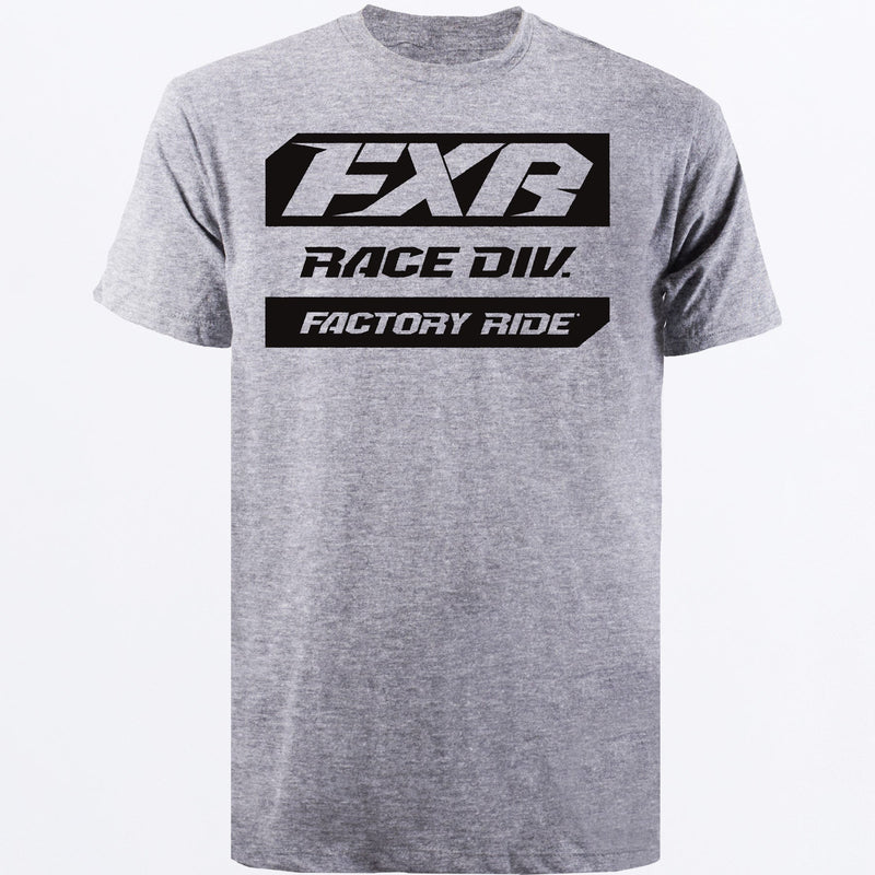 Chargez l'image dans la visionneuse de la galerie, RaceDivTShirt_M_GreyHeatherBlack_192053-0710
