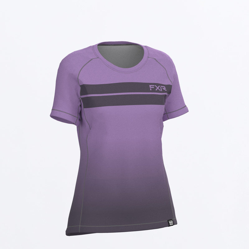 Chargez l'image dans la visionneuse de la galerie, Attack_UPF_TShirt_W_LavenderFade_232245_8700_front
