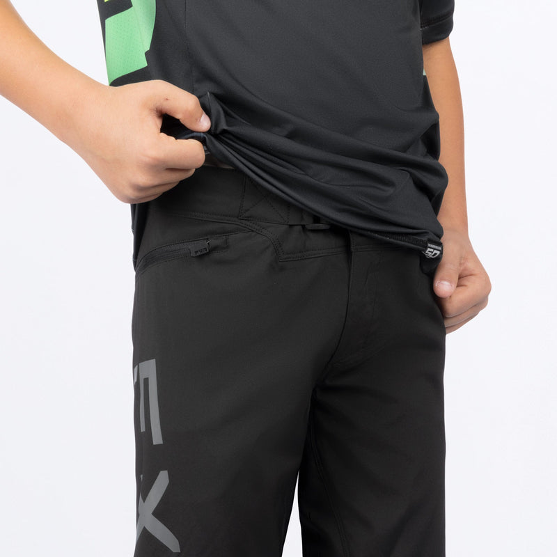 Chargez l'image dans la visionneuse de la galerie, RevoMTB_Yth_Pant_Black_243541-_1000_side1
