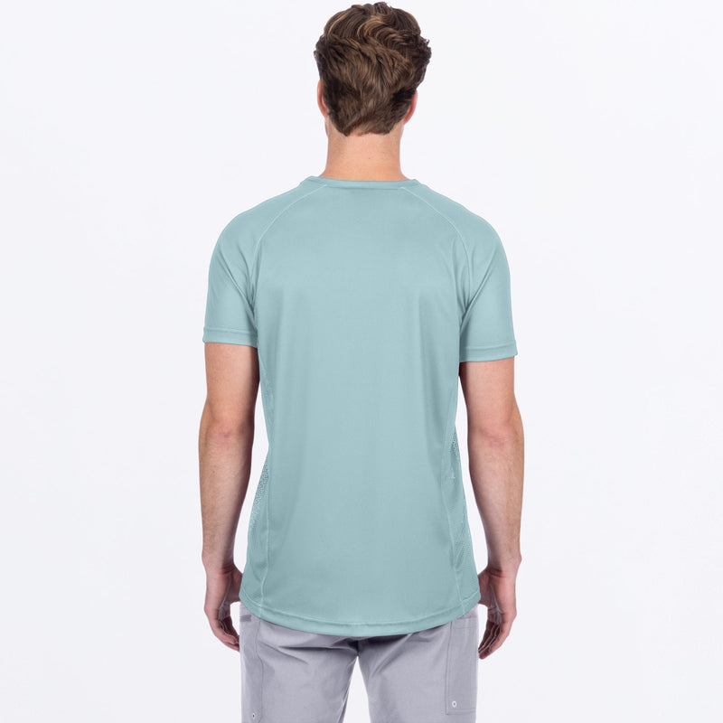 Chargez l'image dans la visionneuse de la galerie, AttackUPF_TShirt_M_BermudaAsphalt_252095-_5008_back**hover**
