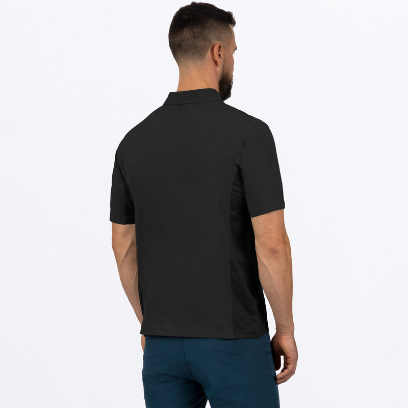 Chargez l'image dans la visionneuse de la galerie, MBreezePerformanceUPFPolo_Shirt_Black_SKU_242082-_1000_Extra

