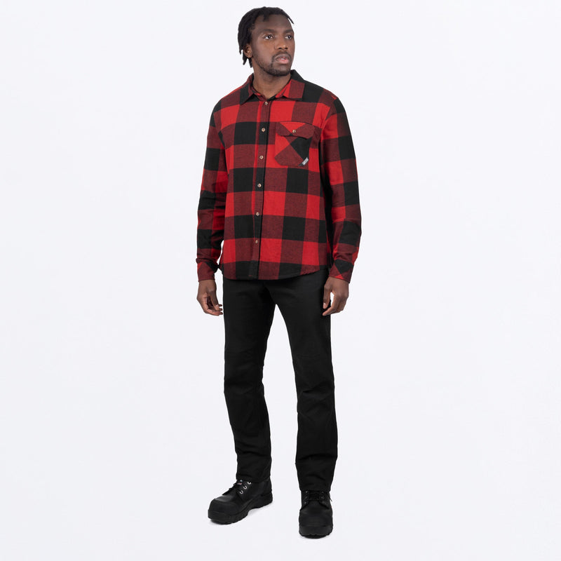 Chargez l'image dans la visionneuse de la galerie, MTimberFlannel_Shirt_RustBlack_SKU_231116-_3710_Extra1
