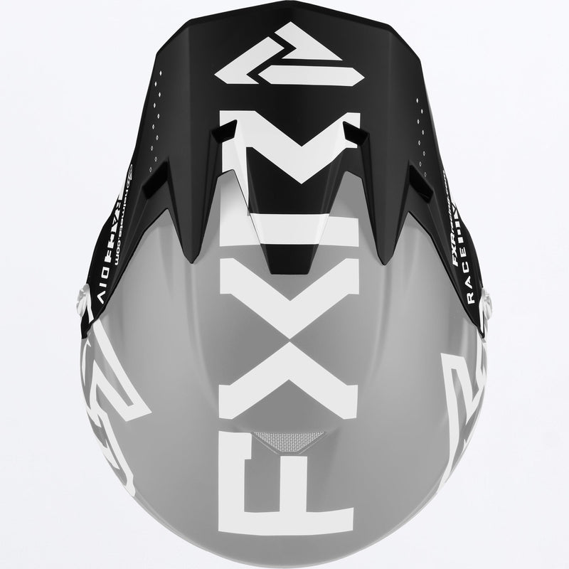 Chargez l'image dans la visionneuse de la galerie, ATR2_Helmet_Peak_BlackWhite_231700-_1001_front
