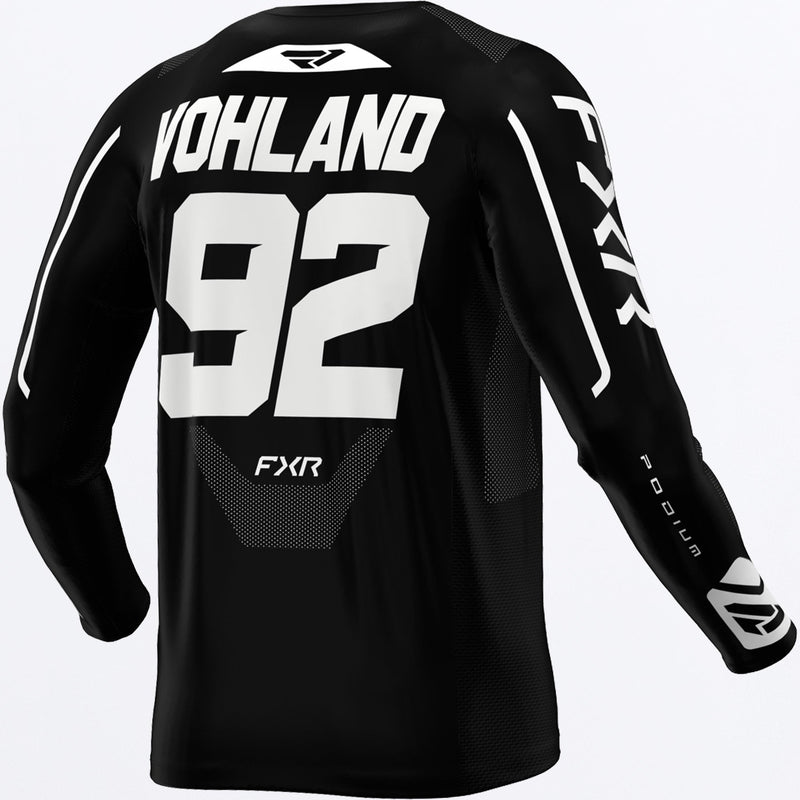 Chargez l'image dans la visionneuse de la galerie, CustomYthPodiumMX_Jersey_BlackWhite_SKU_263312-_1001_Extra
