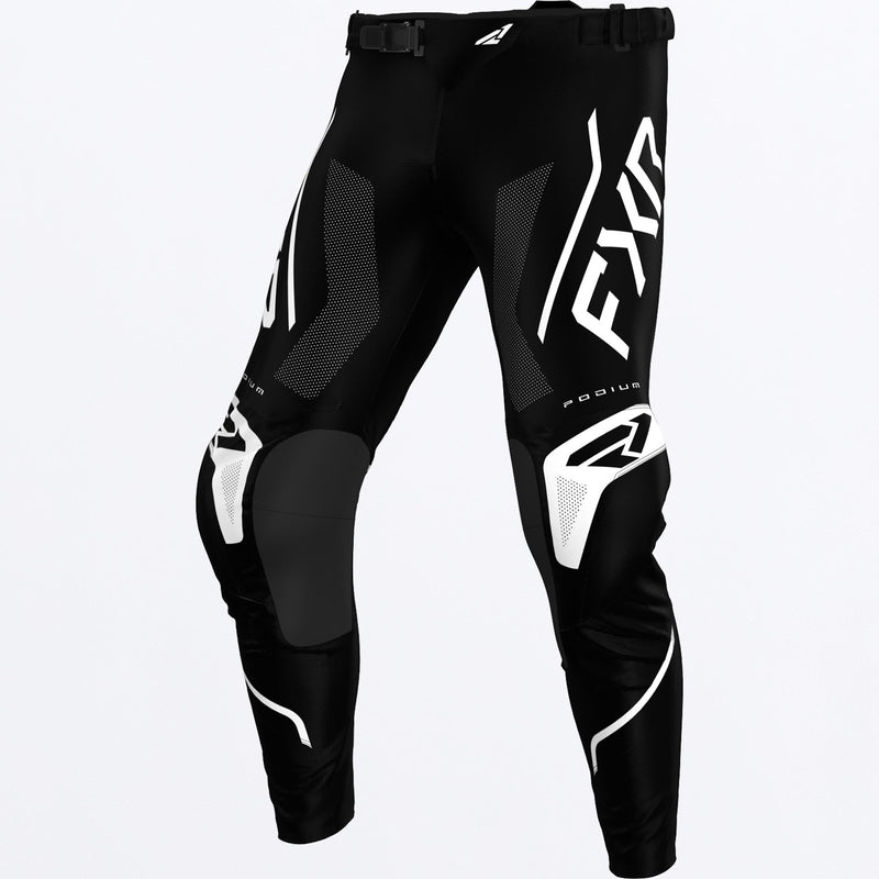 Chargez l'image dans la visionneuse de la galerie, PodiumRelayMX_Pant_BlackWhite_SKU_263371-_1001_Front

