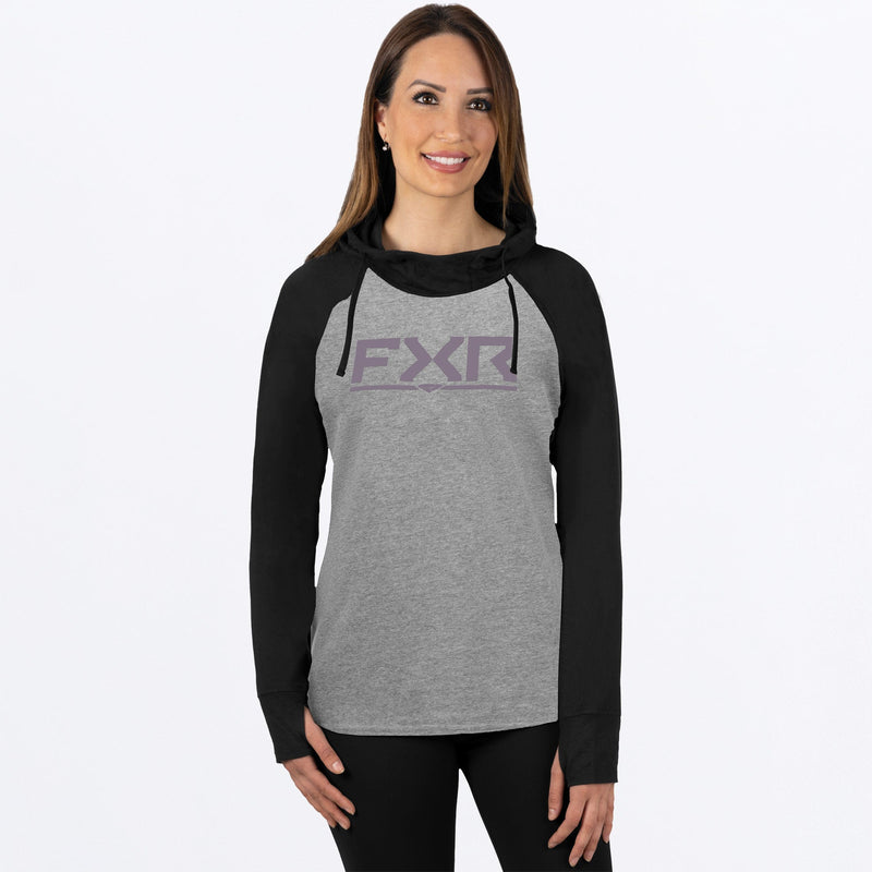 Chargez l'image dans la visionneuse de la galerie, Trainer_Lite_Pullover_Hoodie_W_GreyHeatherMutedGrape_232214-_0784_front
