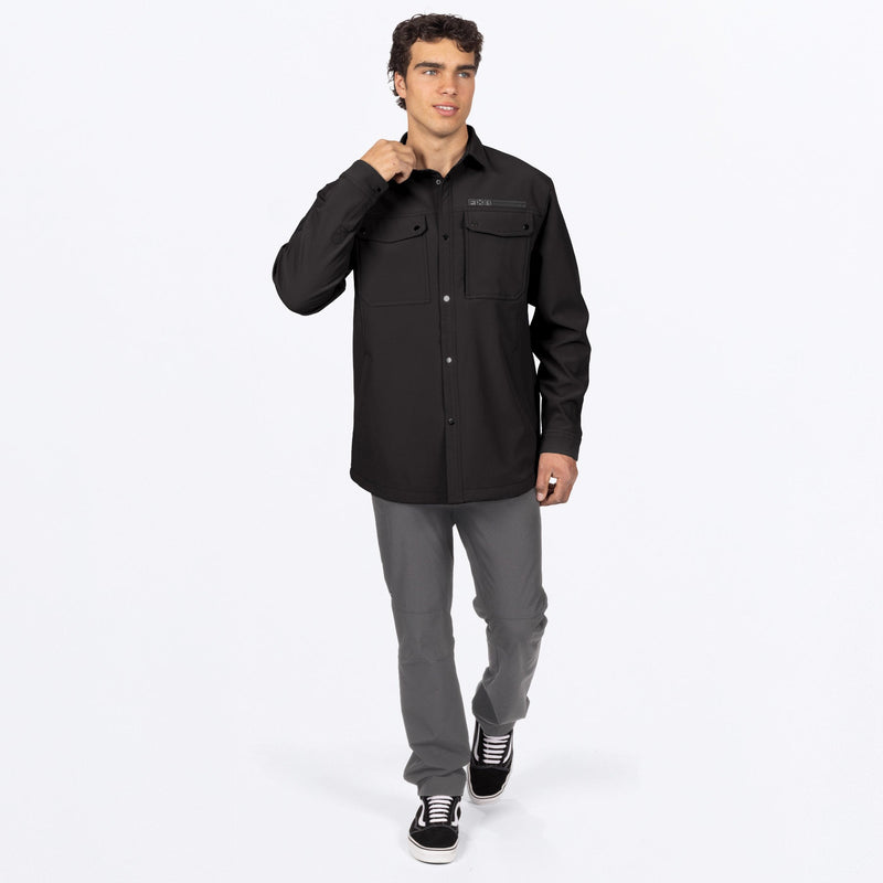 Chargez l'image dans la visionneuse de la galerie, MStrongholdTech_Shirt-Jac_Black_SKU_270911-_1000_Extra1
