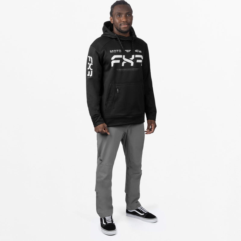 Chargez l'image dans la visionneuse de la galerie, Moto_Tech_POHoodie_M_BlackWhite_241122-_1001_fullbody

