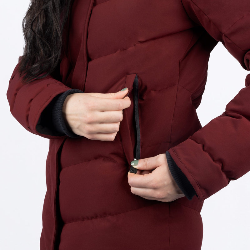 Chargez l'image dans la visionneuse de la galerie, Sage_Jacket_W_MerlotBlack_241036-_2710_Side1
